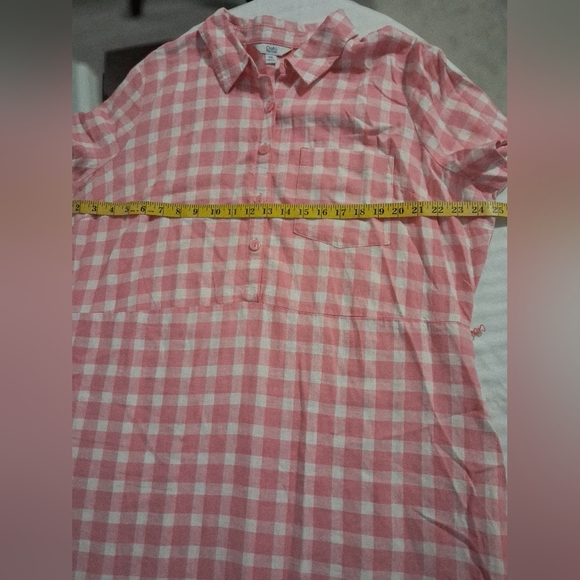 Pink Checkered Maxi Dress XXL - Picture 9 of 12